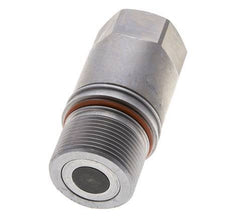 Steel DN 12.8 Flat Face Hydraulic Socket G 3/4 inch Female Threads ISO 16028 D M36 x 2