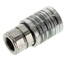 Steel DN 12.5 Hydraulic Coupling Socket G 1/2 inch Female Threads ISO 7241-1 A D 20.5mm