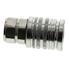 Steel DN 12.5 Hydraulic Coupling Socket G 1/2 inch Female Threads ISO 7241-1 A D 20.5mm