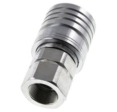 Steel DN 25 Hydraulic Coupling Socket M30x1.5 Female Threads ISO 7241-1 A D 34.3mm