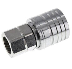 Steel DN 25 Hydraulic Coupling Socket M30x1.5 Female Threads ISO 7241-1 A D 34.3mm