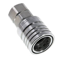 Steel DN 25 Hydraulic Coupling Socket M30x1.5 Female Threads ISO 7241-1 A D 34.3mm