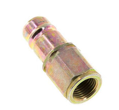 Steel DN 10 Hydraulic Coupling Plug M16x1.5 Female Threads ISO 7241-1 A D 17.3mm