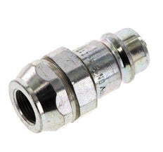 Steel DN 12.5 Hydraulic Coupling Plug G 3/8 inch Female Threads ISO 7241-1 A D 20.5mm