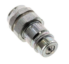 Steel DN 12.5 Hydraulic Coupling Plug G 3/8 inch Female Threads ISO 7241-1 A D 20.5mm