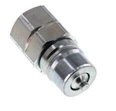 Steel DN 25 Hydraulic Coupling Plug M30x1.5 Female Threads ISO 7241-1 A D 34.3mm