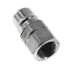 Steel DN 25 Hydraulic Coupling Plug G 1 inch Female Threads ISO 7241-1 A D 34.3mm