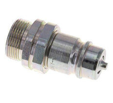 Steel DN 12.5 Hydraulic Coupling Plug 18 mm L Compression Ring ISO 7241-1 A/8434-1 D 20.5mm