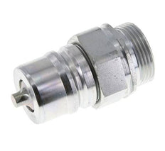 Steel DN 25 Hydraulic Coupling Plug 28 mm L Compression Ring ISO 7241-1 A/8434-1 D 34.3mm