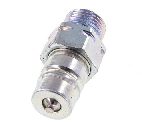 Steel DN 10 Hydraulic Coupling Plug 10 mm S Compression Ring ISO 7241-1 A/8434-1 D 17.3mm