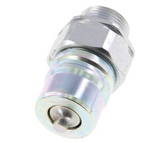 Steel DN 25 Hydraulic Coupling Plug 20 mm S Compression Ring ISO 7241-1 A/8434-1 D 34.3mm