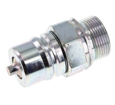 Steel DN 25 Hydraulic Coupling Plug 25 mm S Compression Ring ISO 7241-1 A/8434-1 D 34.3mm