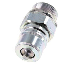Steel DN 25 Hydraulic Coupling Plug 25 mm S Compression Ring ISO 7241-1 A/8434-1 D 34.3mm