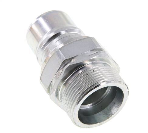Steel DN 25 Hydraulic Coupling Plug 30 mm S Compression Ring ISO 7241-1 A/8434-1 D 34.3mm