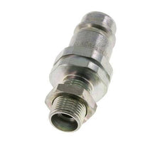 Steel DN 12.5 Hydraulic Coupling Plug 12 mm L Compression Ring Bulkhead ISO 7241-1 A/8434-1 D 20.5mm