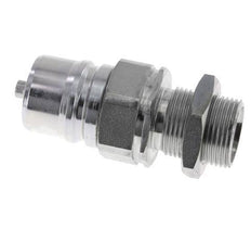 Steel DN 25 Hydraulic Coupling Plug 22 mm L Compression Ring Bulkhead ISO 7241-1 A/8434-1 D 34.3mm