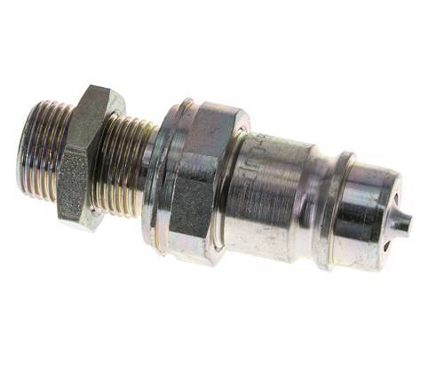 Steel DN 12.5 Hydraulic Coupling Plug 12 mm S Compression Ring Bulkhead ISO 7241-1 A/8434-1 D 20.5mm