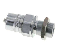 Steel DN 25 Hydraulic Coupling Plug 20 mm S Compression Ring Bulkhead ISO 7241-1 A/8434-1 D 34.3mm
