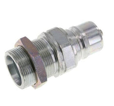 Steel DN 25 Hydraulic Coupling Plug 30 mm S Compression Ring Bulkhead ISO 7241-1 A/8434-1 D 34.3mm