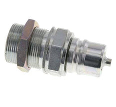 Steel DN 25 Hydraulic Coupling Plug 30 mm S Compression Ring Bulkhead ISO 7241-1 A/8434-1 D 34.3mm