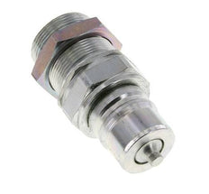 Steel DN 25 Hydraulic Coupling Plug 30 mm S Compression Ring Bulkhead ISO 7241-1 A/8434-1 D 34.3mm