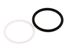PTFE/NBR Seals Set for ISO 7241-1 A Hydraulic Coupling (29.1 mm and 46 mm) [2 Pieces]
