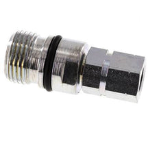 Steel DN 6.3 Hydraulic Coupling Socket G 1/4 inch Female Threads ISO 14541 D M24 x 2