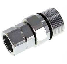 Steel DN 25 Hydraulic Coupling Socket G 1 inch Female Threads D M48 x 3