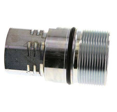 Steel DN 31.5 Hydraulic Coupling Socket G 1 1/4 inch Female Threads D M70 x 3