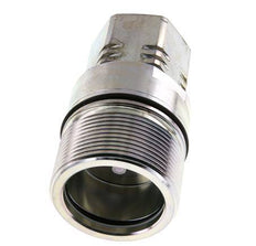 Steel DN 31.5 Hydraulic Coupling Socket G 1 1/4 inch Female Threads D M70 x 3