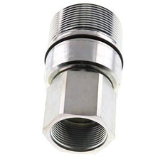 Steel DN 31.5 Hydraulic Coupling Socket G 1 1/2 inch Female Threads D M70 x 3