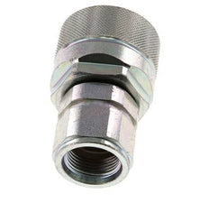 Steel DN 12.5 Hydraulic Coupling Plug M22x1.5 Female Threads ISO 14541 D M36 x 2