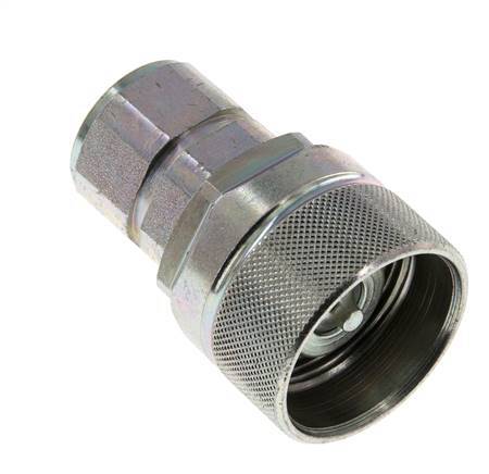 Steel DN 12.5 Hydraulic Coupling Plug M22x1.5 Female Threads ISO 14541 D M36 x 2