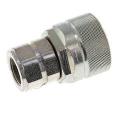 Steel DN 12.5 Hydraulic Coupling Plug G 1/2 inch Female Threads ISO 14541 D M36 x 2
