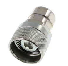 Steel DN 12.5 Hydraulic Coupling Plug G 1/2 inch Female Threads ISO 14541 D M36 x 2
