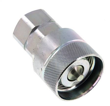 Steel DN 25 Hydraulic Coupling Plug G 1 inch Female Threads D M48 x 3