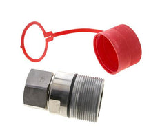 Acoplamiento hidráulico de acero inoxidable DN 31,5 Enchufe G 1 1/2 pulgadas Rosca hembra D M70 x 3