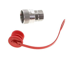 Acoplamiento hidráulico de acero inoxidable DN 12,5 Enchufe G 1/2 pulgadas rosca hembra ISO 14541 D M36 x 2