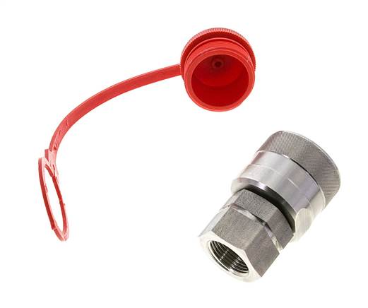 Acero inoxidable DN 20 Acoplamiento hidráulico Enchufe G 3/4 pulgadas Roscas hembra ISO 14541 D M42 x 2