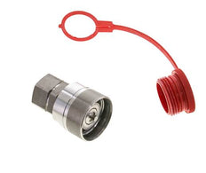Acoplamiento hidráulico de acero inoxidable DN 25 Tapón G 1 pulgada rosca hembra D M48 x 3