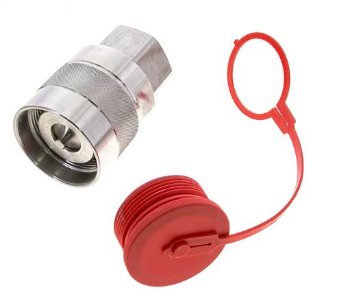 Acero inoxidable DN 31,5 Acoplamiento hidráulico Enchufe G 1 1/2 pulgadas Rosca hembra D M70 x 3