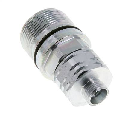 Steel DN 20 Hydraulic Coupling Socket 12 mm L Compression Ring ISO 14541/8434-1 D M42 x 2