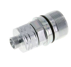 Steel DN 20 Hydraulic Coupling Socket 12 mm L Compression Ring ISO 14541/8434-1 D M42 x 2