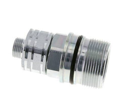 Steel DN 20 Hydraulic Coupling Socket 12 mm L Compression Ring ISO 14541/8434-1 D M42 x 2