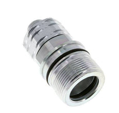 Steel DN 20 Hydraulic Coupling Socket 12 mm L Compression Ring ISO 14541/8434-1 D M42 x 2