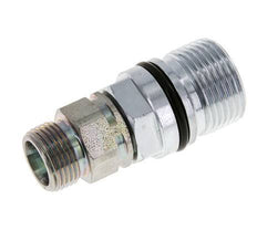 Steel DN 10 Hydraulic Coupling Socket 12 mm S Compression Ring ISO 14541/8434-1 D M28 x 2