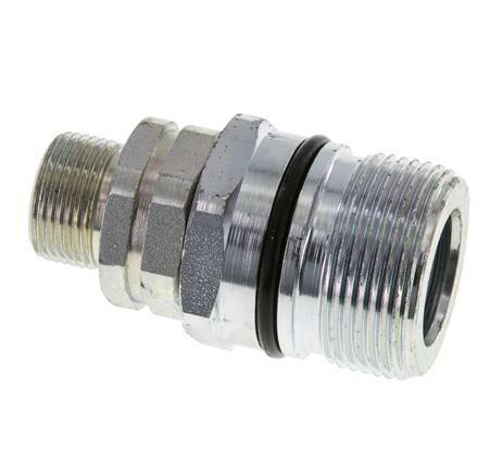 Steel DN 12.5 Hydraulic Coupling Socket 14 mm S Compression Ring ISO 14541/8434-1 D M36 x 2