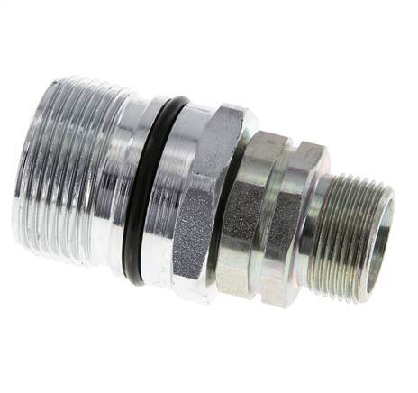 Steel DN 12.5 Hydraulic Coupling Socket 16 mm S Compression Ring ISO 14541/8434-1 D M36 x 2