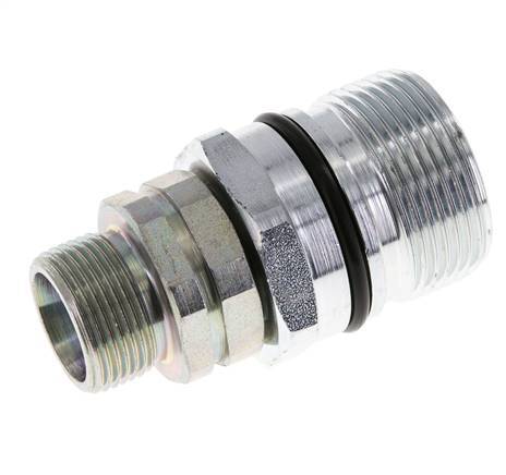 Steel DN 12.5 Hydraulic Coupling Socket 16 mm S Compression Ring ISO 14541/8434-1 D M36 x 2