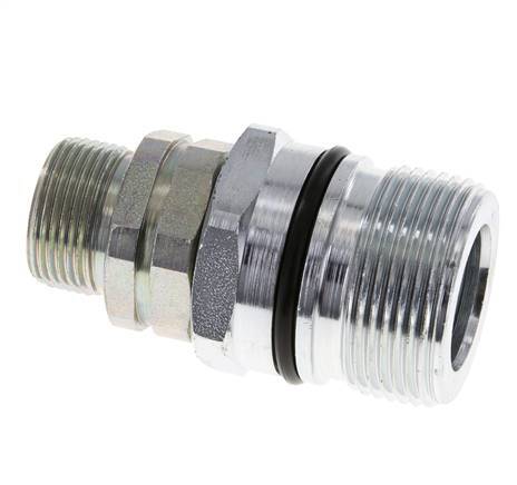 Steel DN 12.5 Hydraulic Coupling Socket 16 mm S Compression Ring ISO 14541/8434-1 D M36 x 2